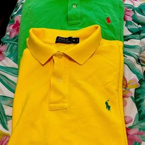 2 Polo shirts $20 each